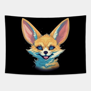 Fennec Fox Smiling Tapestry