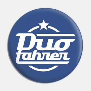 Duo driver logo v.1 (white) Pin