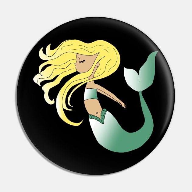 mermaid Pin by tiffytiff