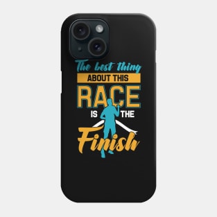 Funny Marathon Running and Cross Country Runner Foodie Phone Case