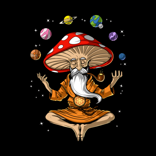 Buddha Magic Mushroom by underheaven