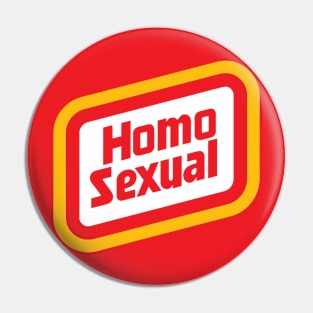 Gay Wiener Funny Parody Pin