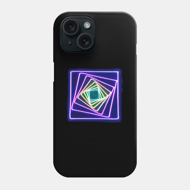 Laser Box Tunnel Phone Case by Markyartshop