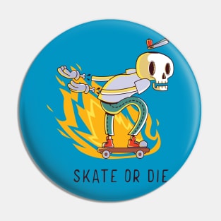 SKeleton skate Pin