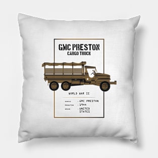 1944 GMC Preston 44 Cargo Trucks Pillow