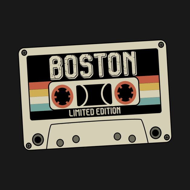 Boston - Limited Edition - Vintage Style by Debbie Art