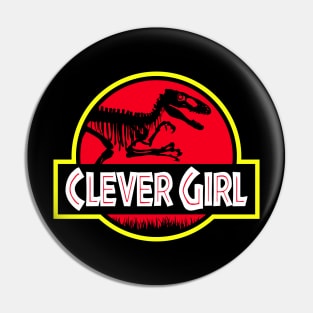Clever Girl (logo) Pin