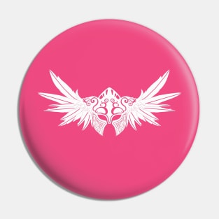 Valkyrie White Pin