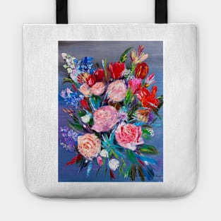 Pink Roses Tote