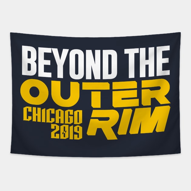 Beyond the Outer Rim - Chicago 2019 Tapestry by CinemaShelf