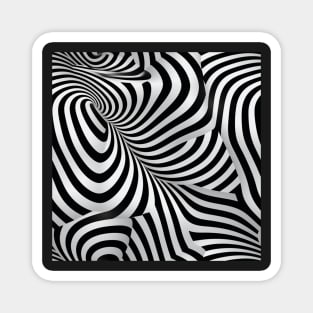 Op Art Dizzy Effect - OP Panek #1 Magnet