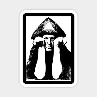 Aleister Crowley Vintage Magnet