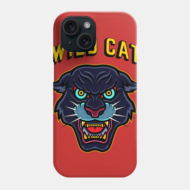 Wild cat Phone Case by redwane