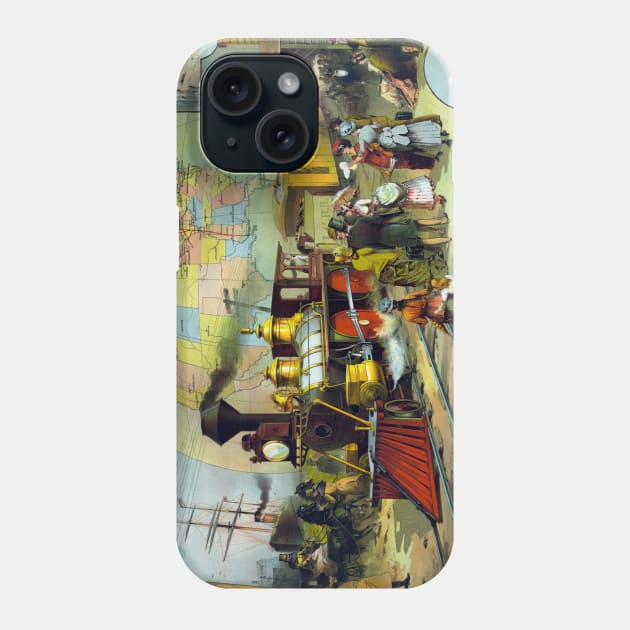 Transcontinental Railroad Phone Case by warishellstore