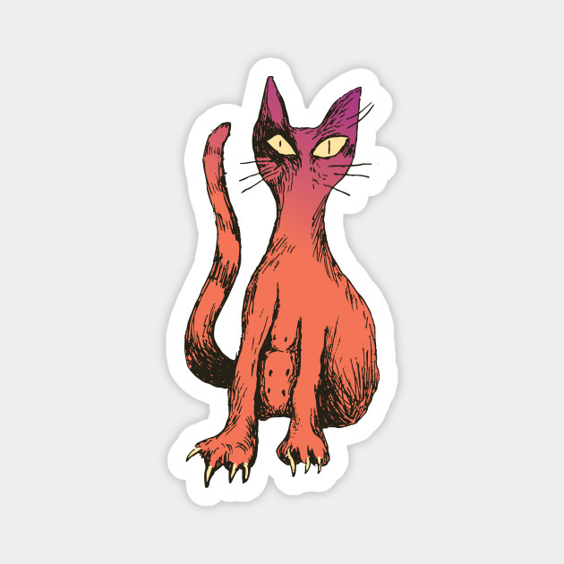 Smelly Cat Cat Magnet Teepublic