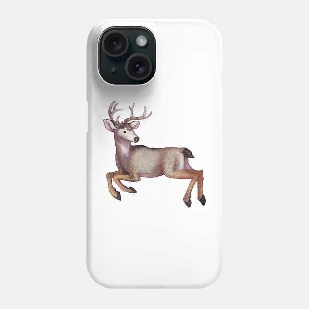 Cozy Mule Deer Phone Case by Phoenix Baldwin