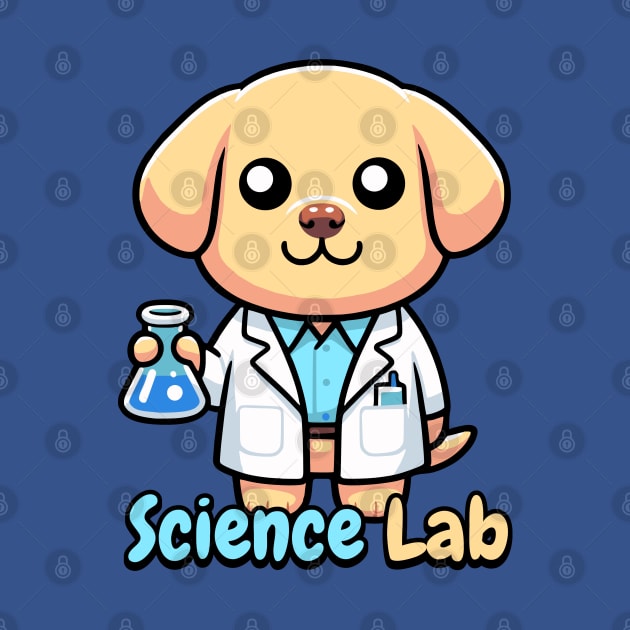 Science Lab Cute Science Dog Pun by Cute And Punny