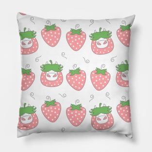 Funny Strawberry Cow Pillow