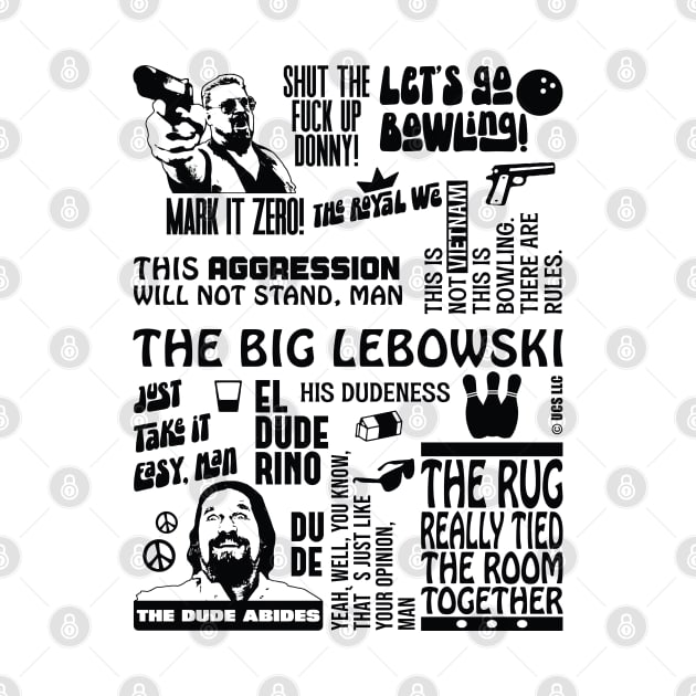 The Big Lebowski Quotes by Zen Cosmos Official