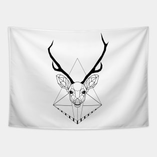 ABSTRACT GEOMETRIC DEER Tapestry