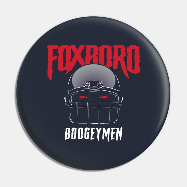 New England Patriots Boogymen Design Pin by stayfrostybro