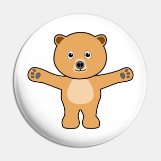 Bear Open Arms Pin