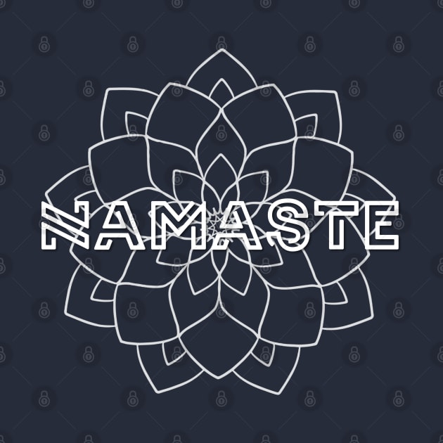 Namaste and LOTUS Flower by Off the Page