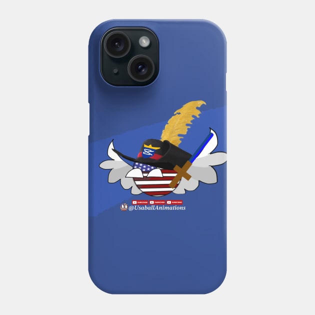 Usa Countryball (Kids Hoodie) Phone Case by Usaball.Shop