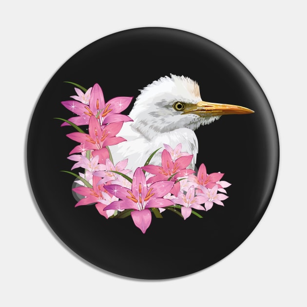 cattle egret Pin by obscurite