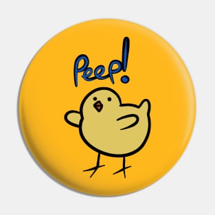 Yellow Chick Peep Pin