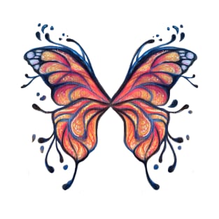 Chalk Monarch Butterfly T-Shirt