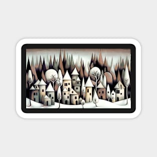 Alpine village Magnet