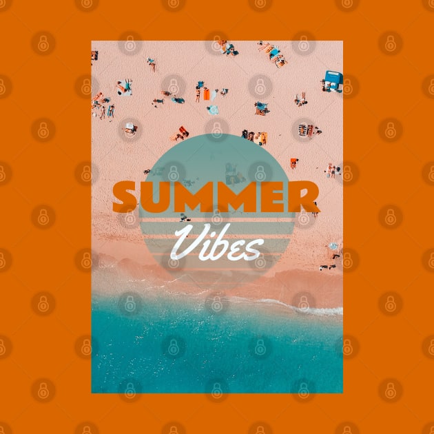 Summer Vibes Beach by Batcat Apparel