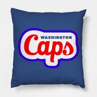 Defunct Washington Caps Basketball 1969 Pillow