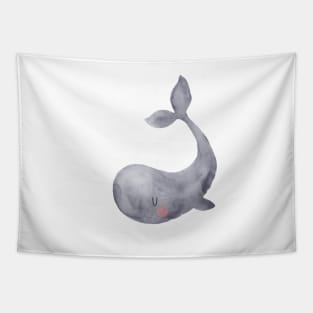 Grey Baby whale Tapestry