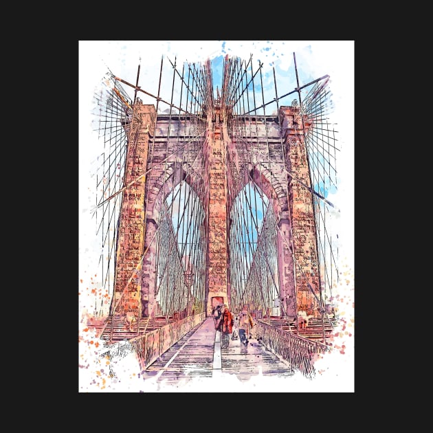 Brooklyn Bridge by jngraphs