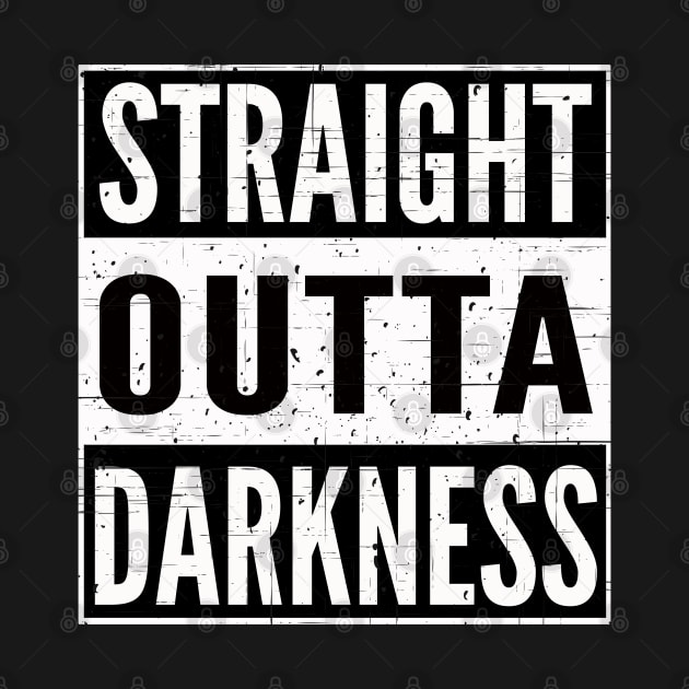 Blackout 2020 Straight Outta Darkness Novelty Distressed by Capital Blue