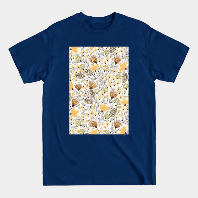 Discover Retro Leaves Illustration - Aesthetics - T-Shirt