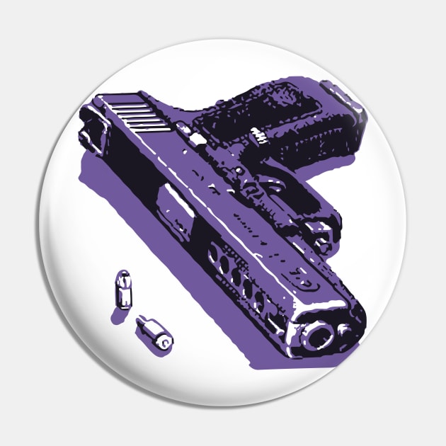 a gun pixeled Pin by vellouz55