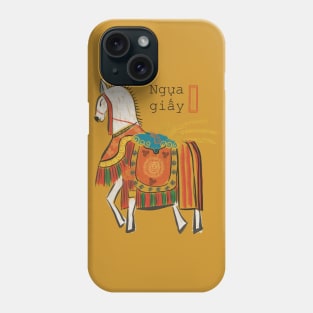 Paper horse - Vietnamese culture Phone Case