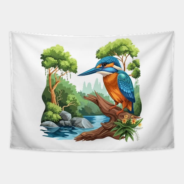 Kingfisher Tapestry by zooleisurelife