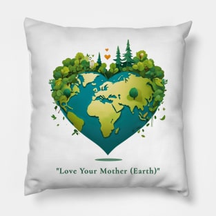 "Love Your Mother (Earth)" Pillow