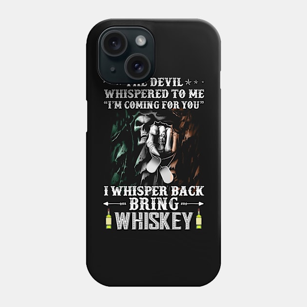 Bring whiskey Phone Case by designathome