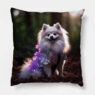 Cute Japanese Spitz Pillow