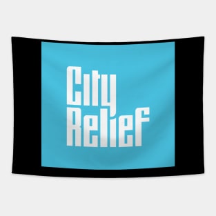 City Relief Square Tapestry