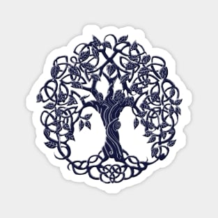 Tree of life Blue Magnet