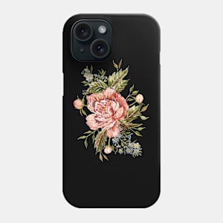 Pink Wild Rose Bouquet Phone Case