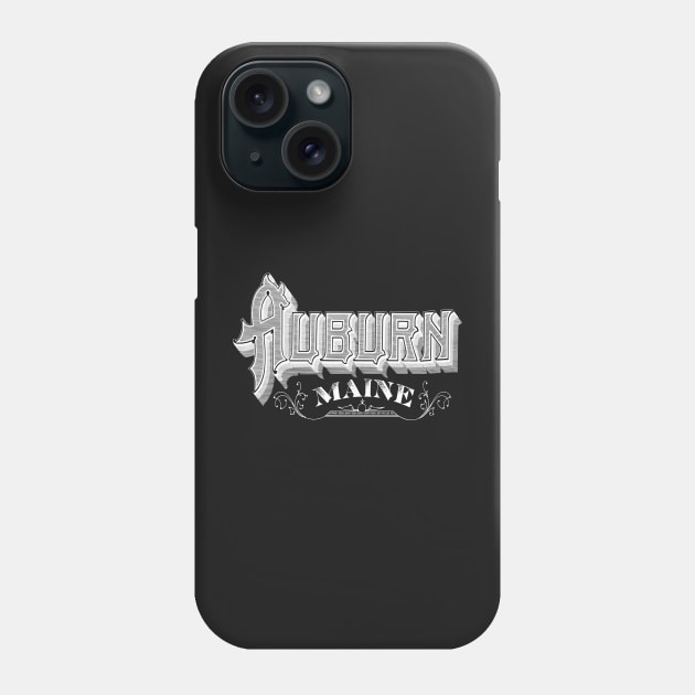 Vintage Auburn, ME Phone Case by DonDota