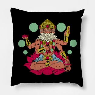 Hindu God - Brahma Pillow