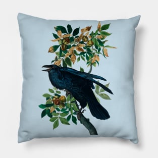 Raven from Birds of America by John James Audubon Pillow